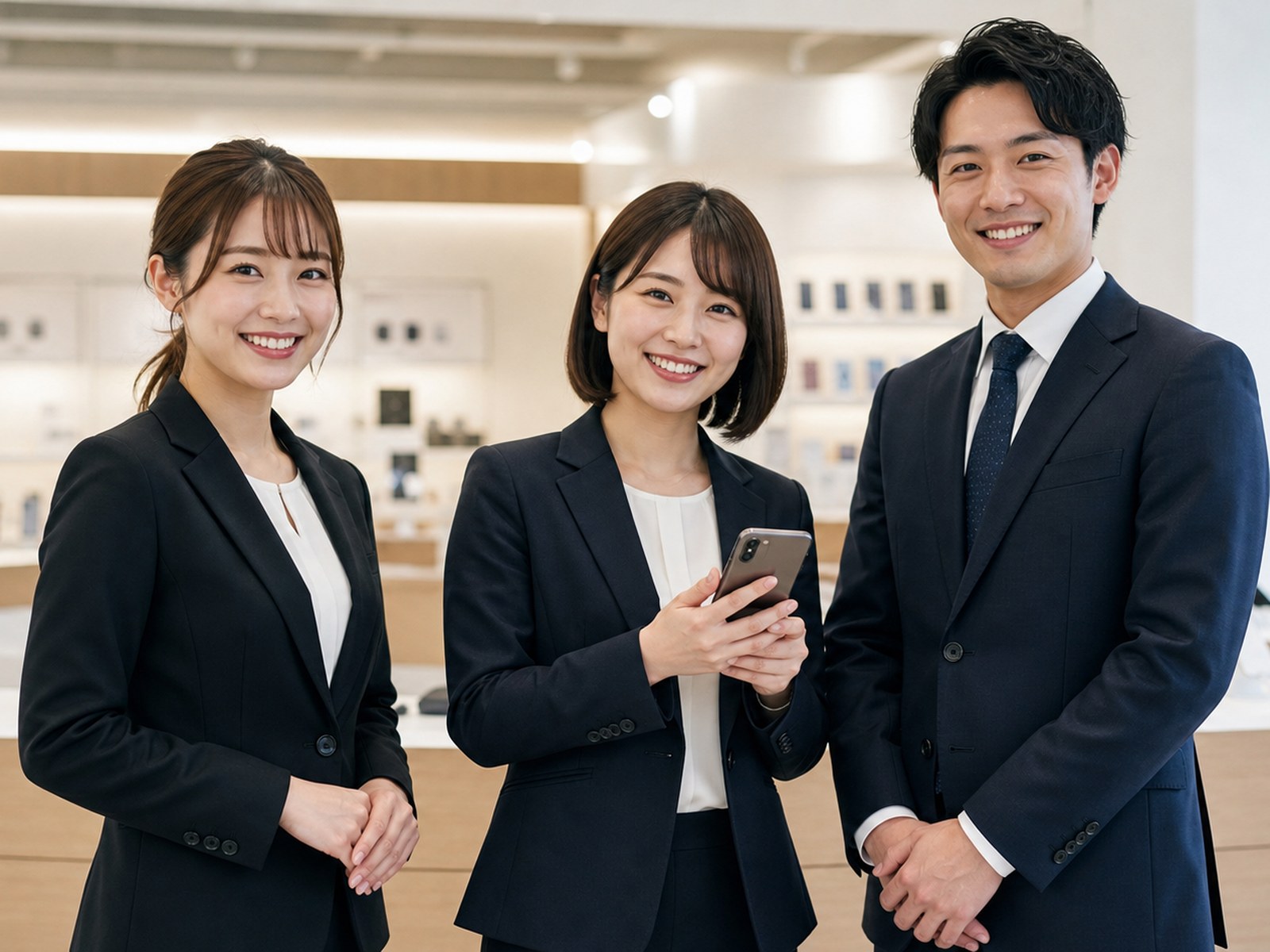 スマートフォン販売を支える日本人スタッフチーム
